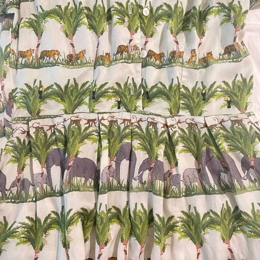 Tropical Print Dress - Picture 12 of 16